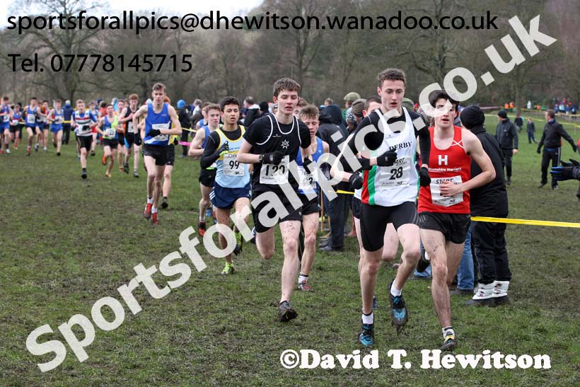 Mens under-17 Northern Cross Country Champs., Witton Park, Blackburn. Photo: David T. Hewitson/Sports for All Pics